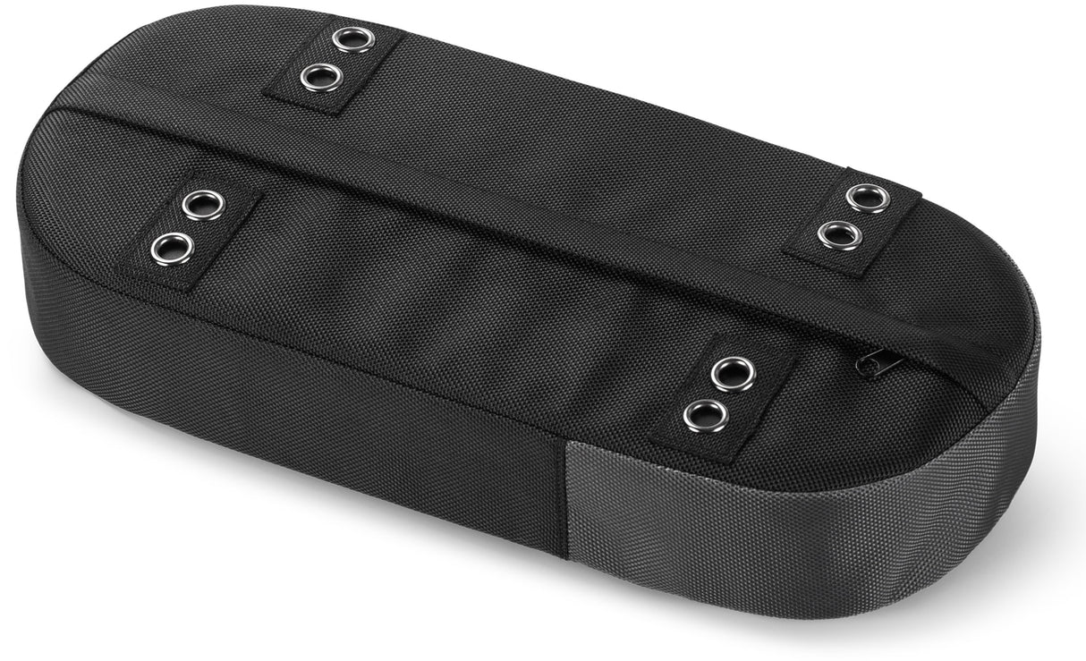 Gepäckverhalten Kissen recycelt 38 cm schwarz grau