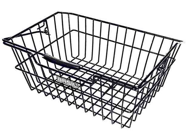 Basil Cairo Luxury - Bicycle Basket - På bagsiden - Sort