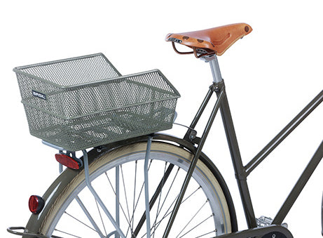 Basil Cento S - Panier à vélo - à l'arrière - vert olive