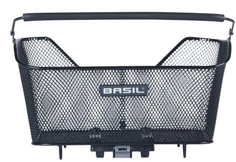 Basil Basina de bicicleta Base M Multi System NX 13 litros 25 x 33 x 16 cm - Negro