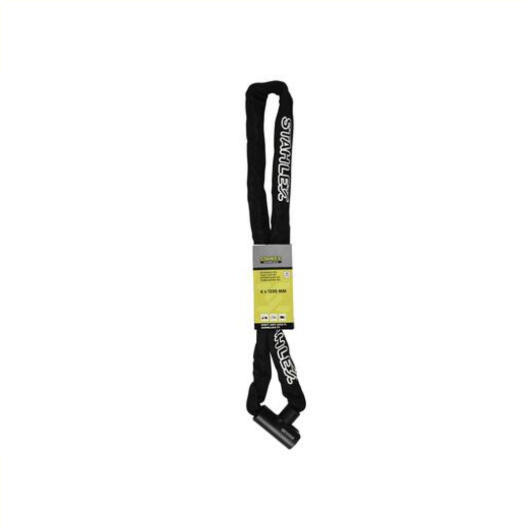 Stahlex chain lock 995 black, 6x1200 mm