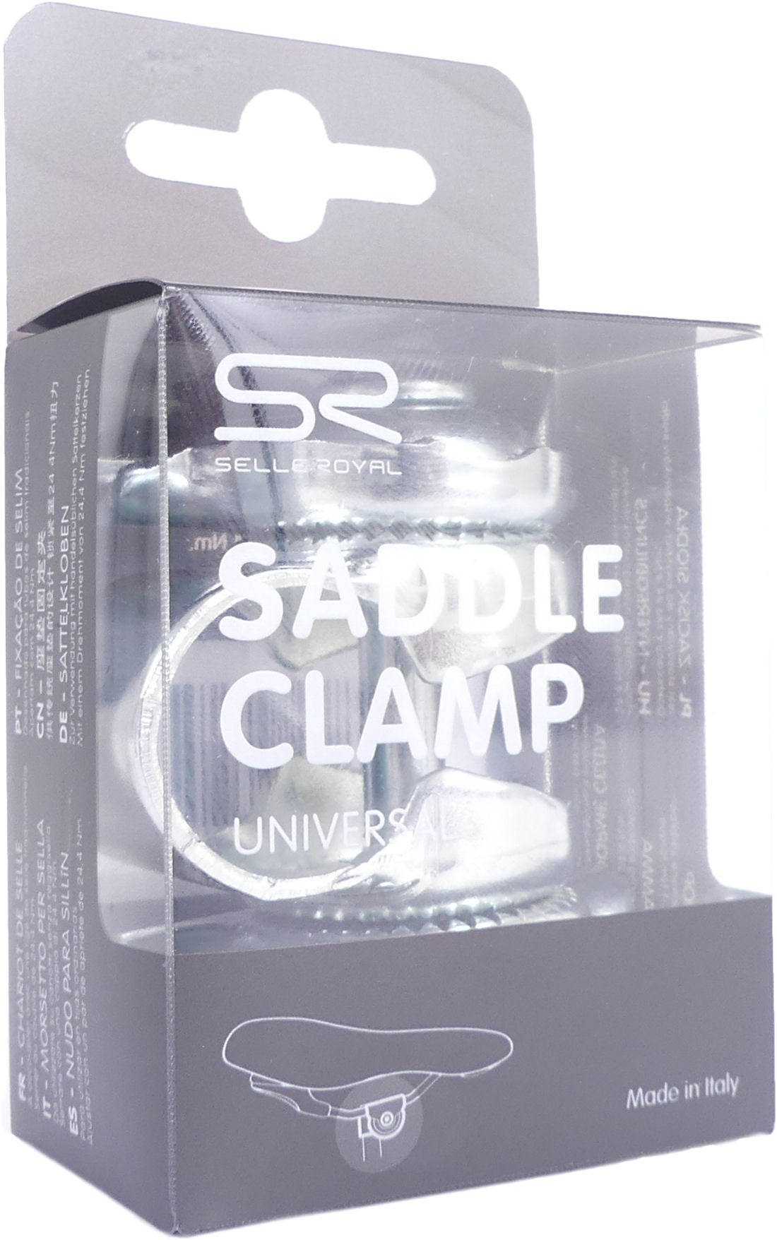 SADDLE STREP SR TorX 8mm Sëlwer (Kaart)