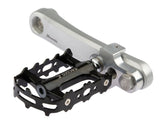 Mirage Crank turners with stainless steel bolt aluminum T6 silver