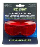 Ikzilight baglysbatteri på 3xled 50 mm på kortet