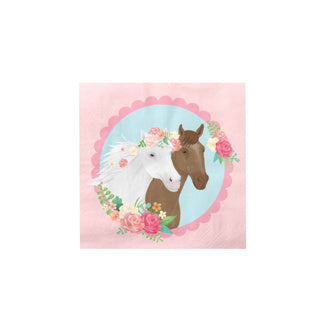 Pic paarden servetten