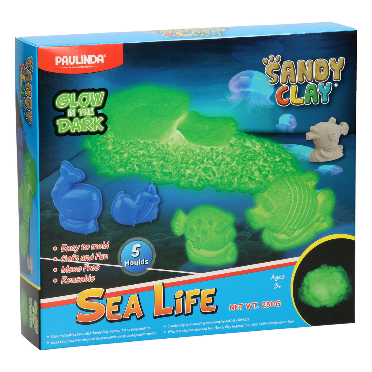 Paulinda Speelzand Glow in the Dark Underwater World