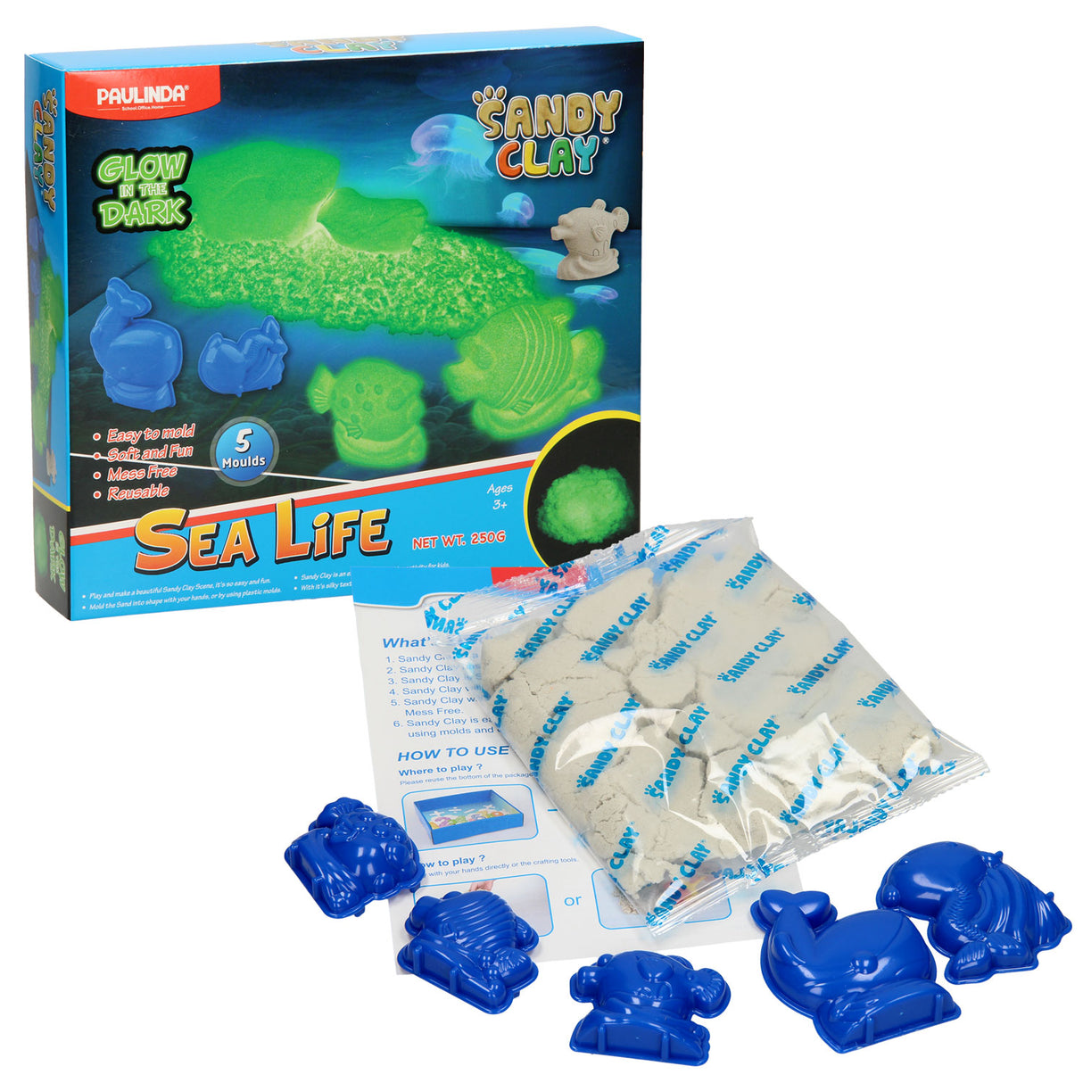 Paulinda Speelzand Glow in the Dark Underwater World