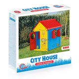 Dolu Dolu Playhouse 132x104x104 cm rouge jaune rouge