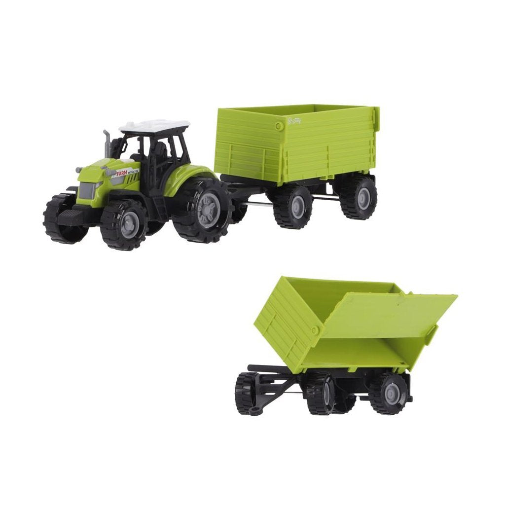 Ostatní značky traktor s přívěsem + světlem a zvukem