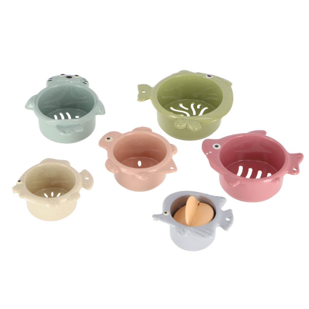 Jipy Bioplastic Stapel Forms Bath Play