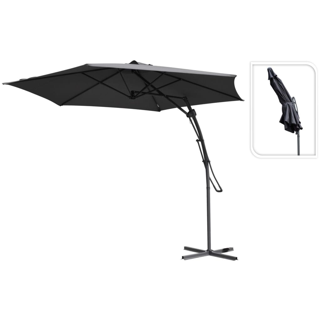 Progarden progarden flytande parasol 300 cm mörkgrå