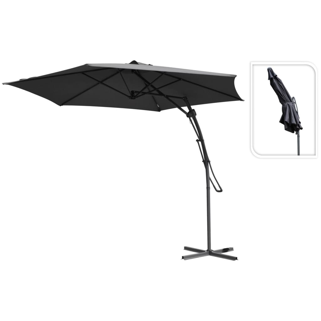Progarden progarden flytande parasol 300 cm mörkgrå