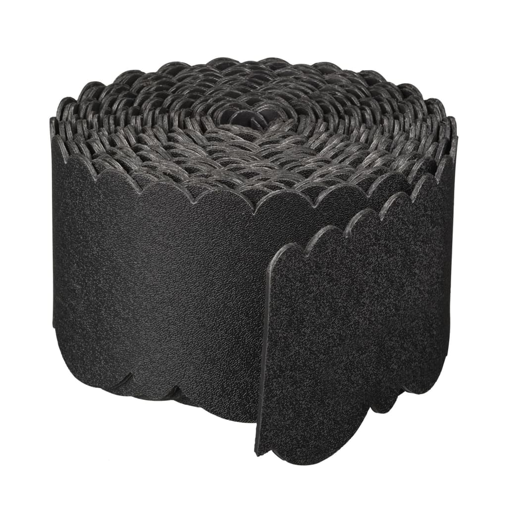 Nature Border Rand Dekorativ 0,13x12 m 3 mm svart