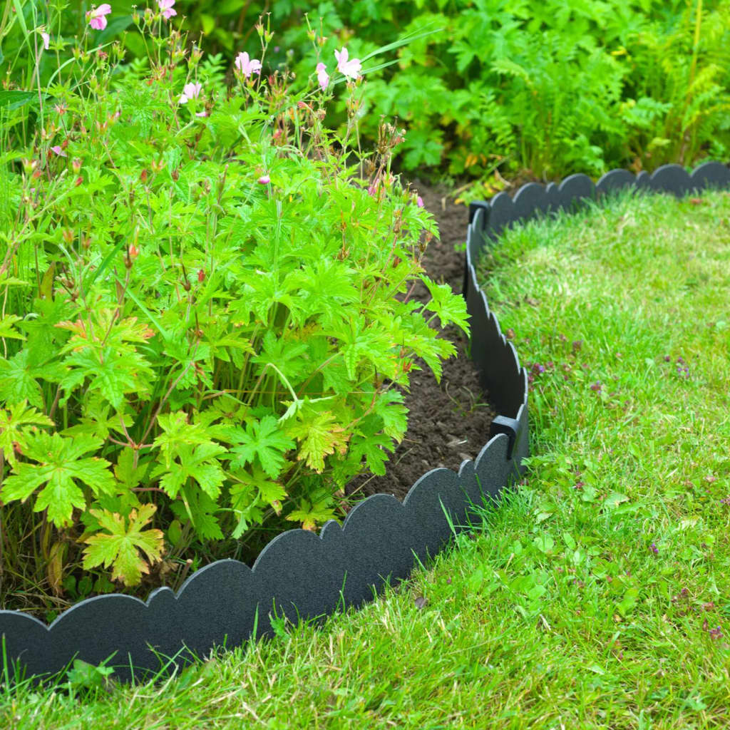 Nature Border Rand Dekorativ 0,13x12 m 3 mm svart