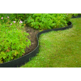 Natur grænse Rand tekstureret 0,12x24 m 5 mm sort