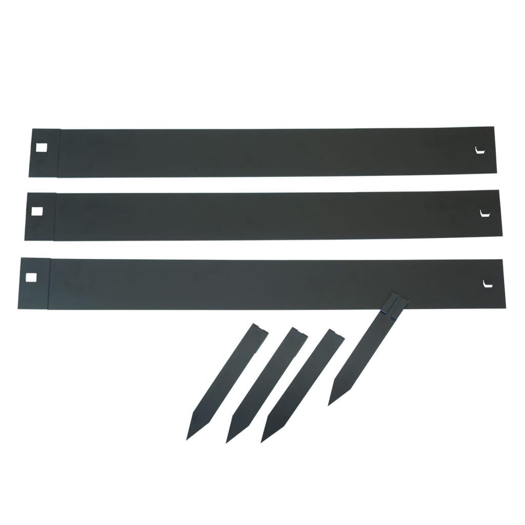 Nature Border Borders 3 PCS 91.4x10.2 cm noir