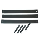 Nature Border Borders 3 PCS 91.4x10.2 cm noir