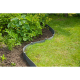 Nature Border Rand Set H15 cm x 10 m med penna grå