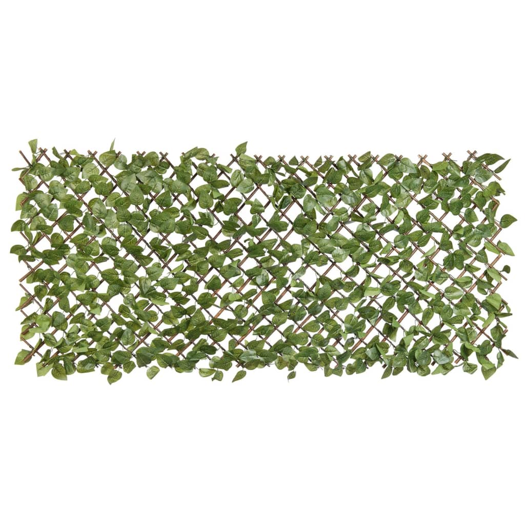 Naturgartenschild Arbeit mit Lorbeerblattgrün Blätter 90x180 cm