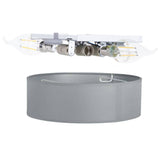 Lámpara de techo de SmartWares 40x40x10 cm gris