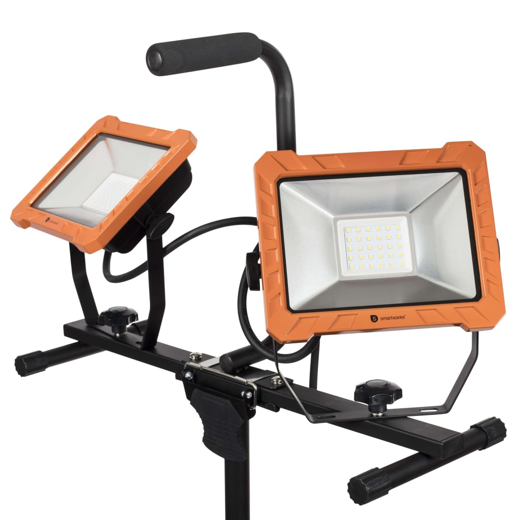 Smartwares Lampada da lavoro sul LED treppiede 78x22x100-170 cm