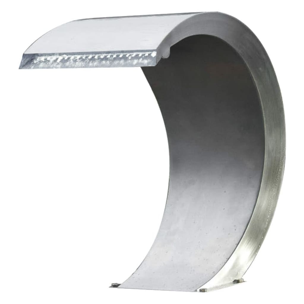 Ubbink ubbink mamba cascade avec éclairage LED en acier inoxydable