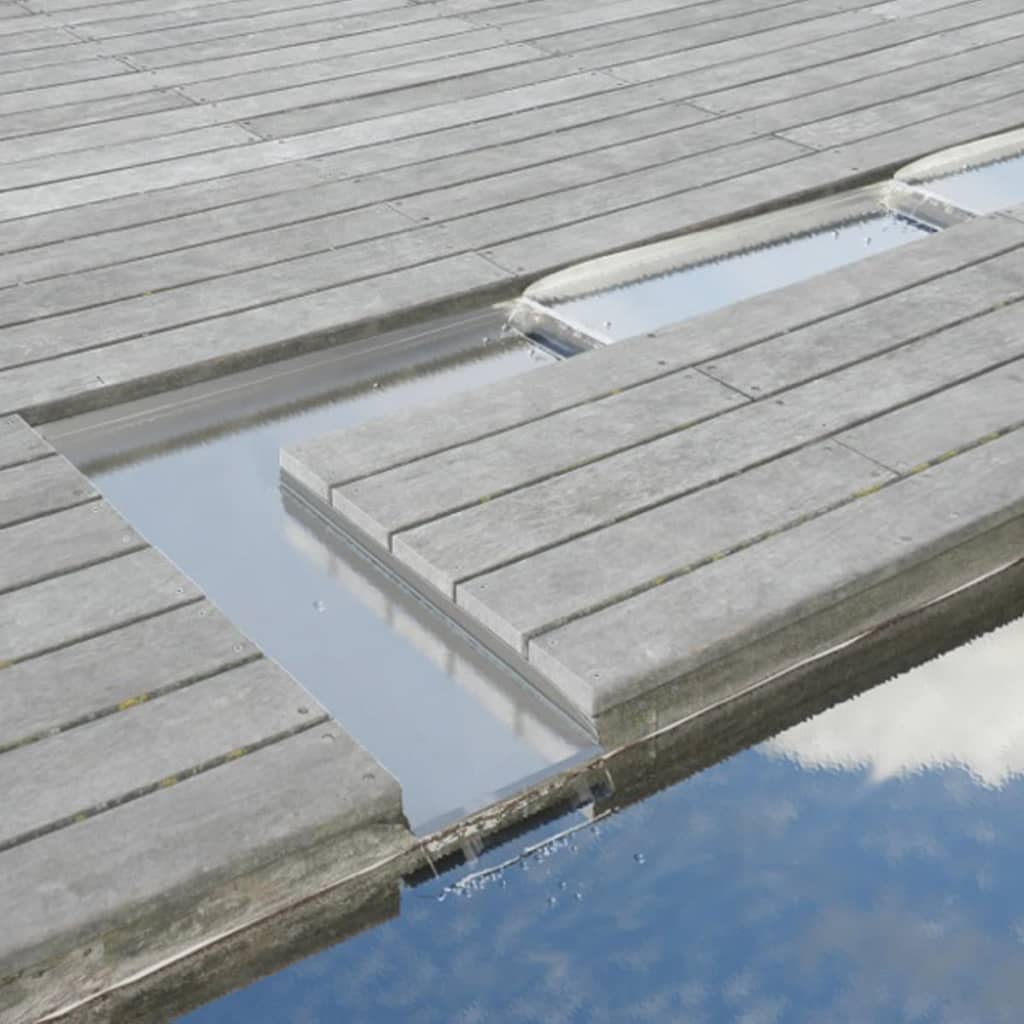 Ubbink watervalplaat volga acier inoxydable droit
