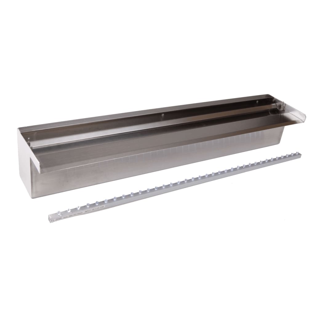 Ubbink Ubbink Niagara cascade avec éclairage LED 60 cm en acier inoxydable