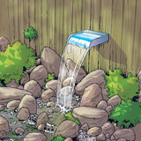 Ubbink Ubbink Nevada Waterval Scale Cascade 30 cm en acier inoxydable