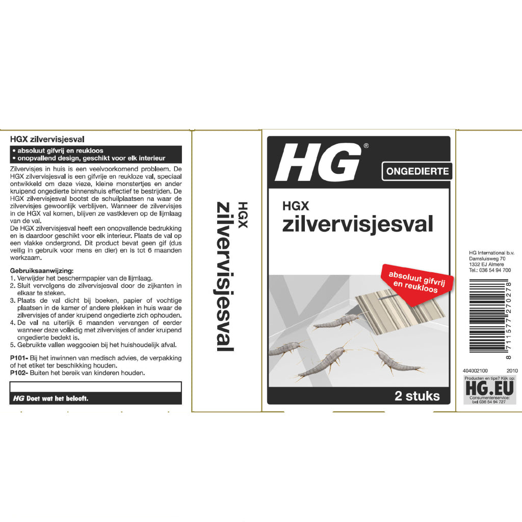 HG Silverfish trap 2 pieces