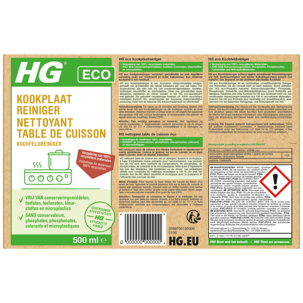 HG ECO HOB čistilo 500 ml