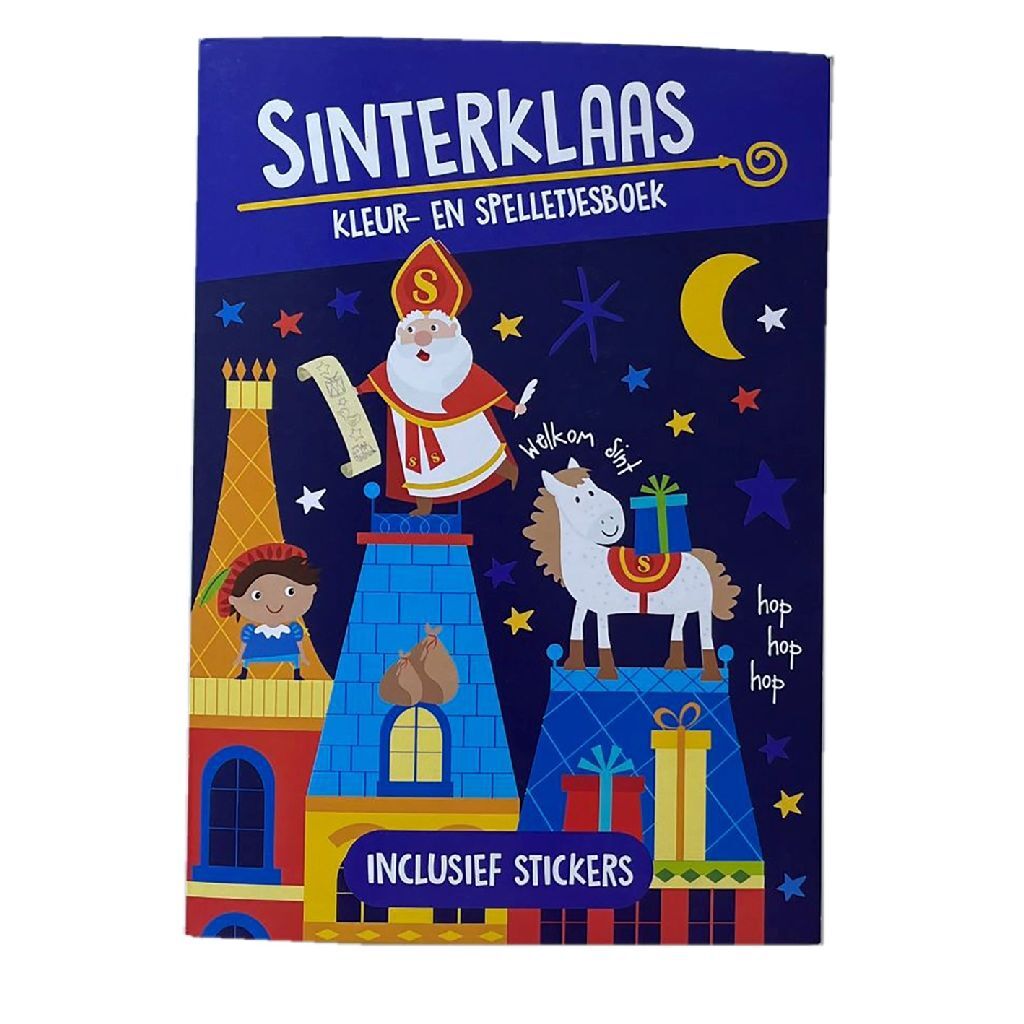 Color and Activity Book A4 Sinterklaas