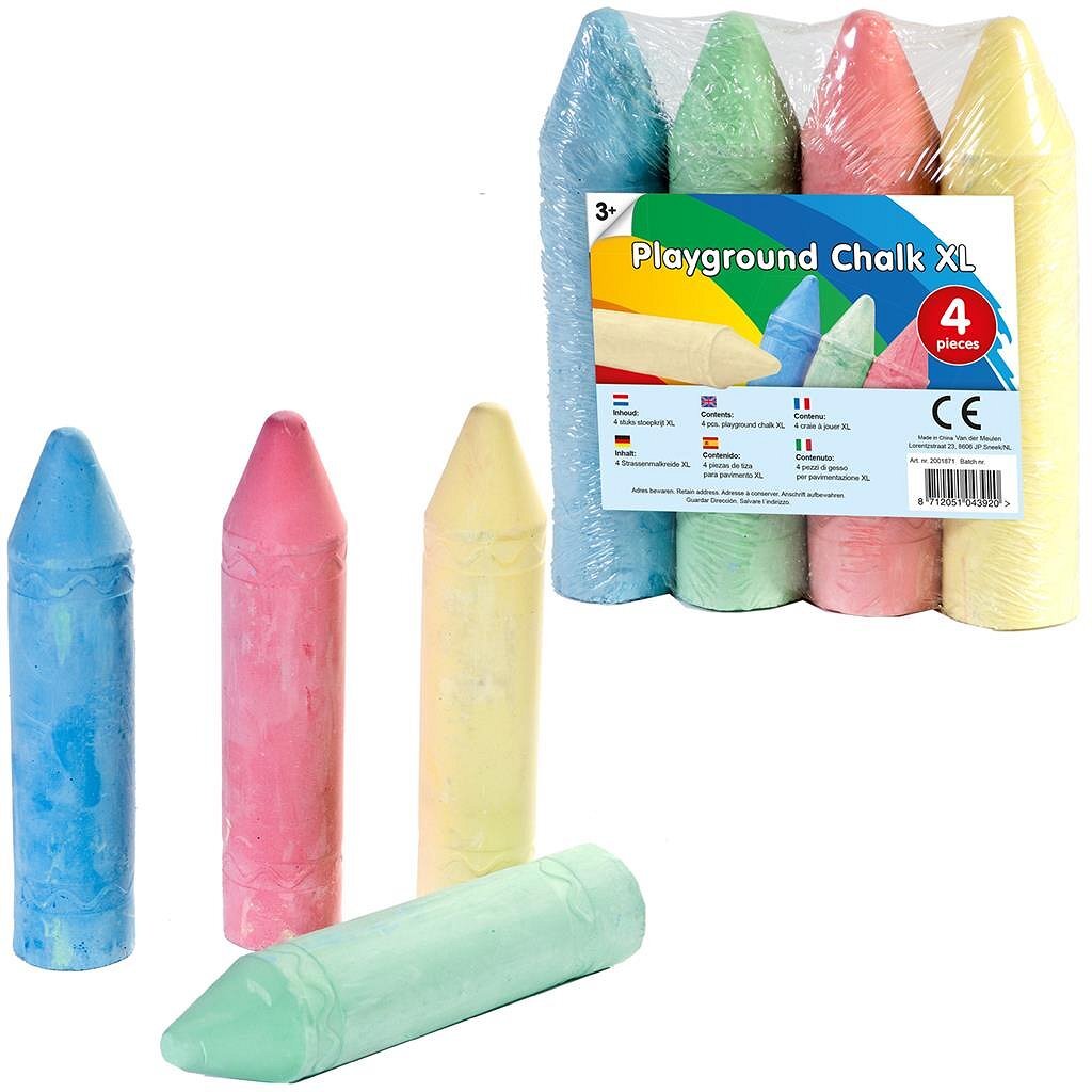 Clown Super Sidewalk Chalk 4 Stücke