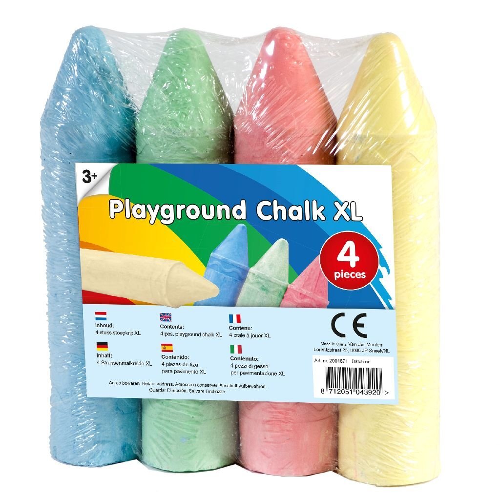 Clown Super Sidewalk Chalk 4 Stücke