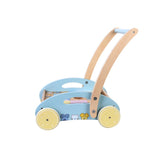 Rubo Toys Woezel and PIP Wooden block cart 27x35x36 cm