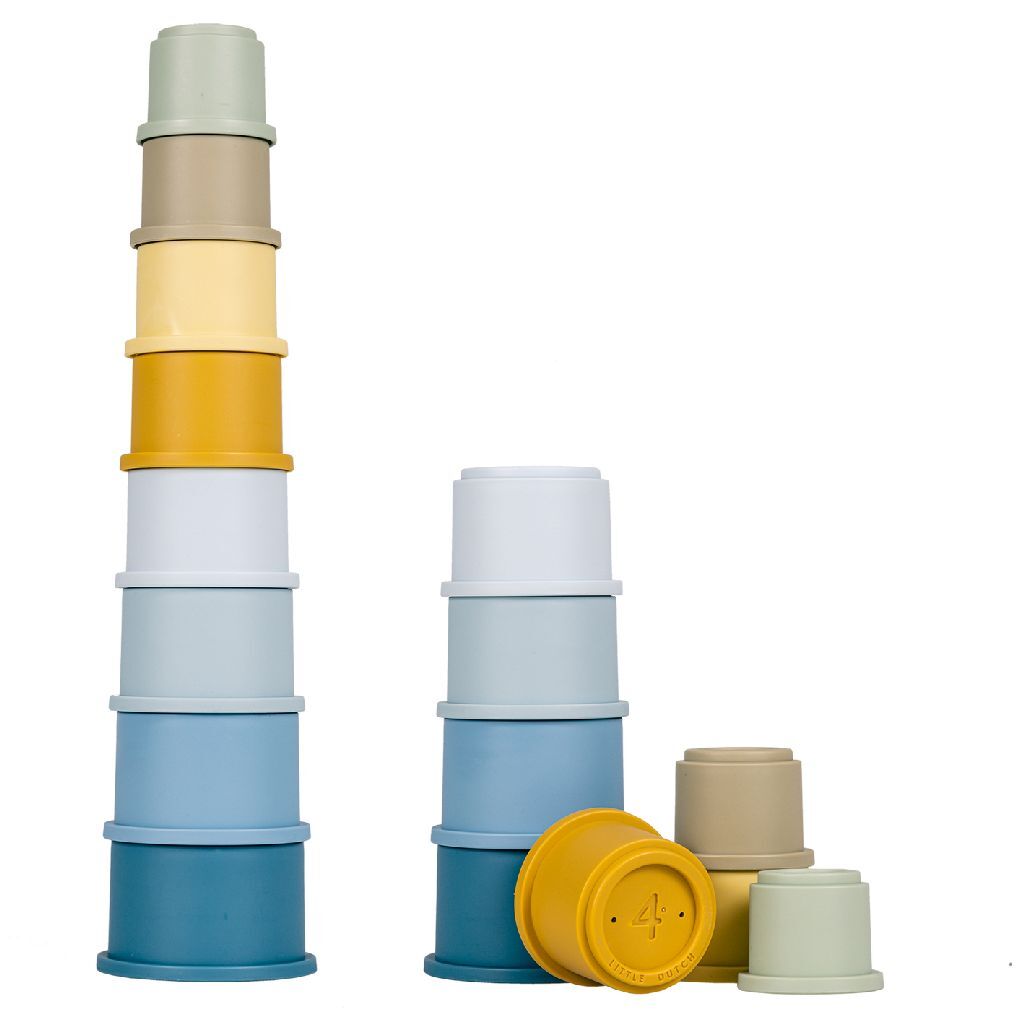 Little Hollännesch Stacking Cups Blue