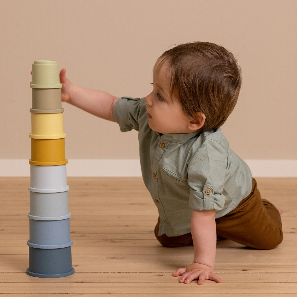 Little Hollännesch Stacking Cups Blue