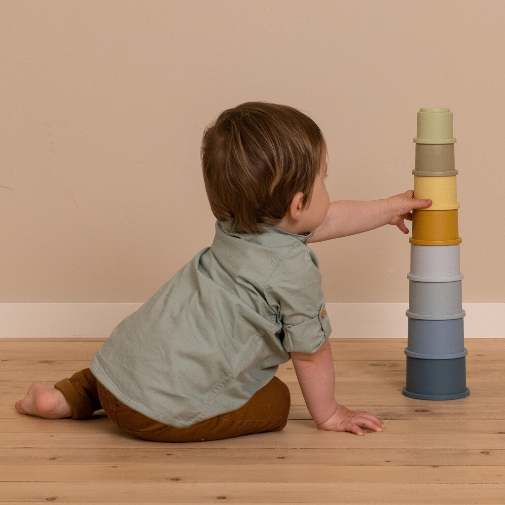 Little Hollännesch Stacking Cups Blue