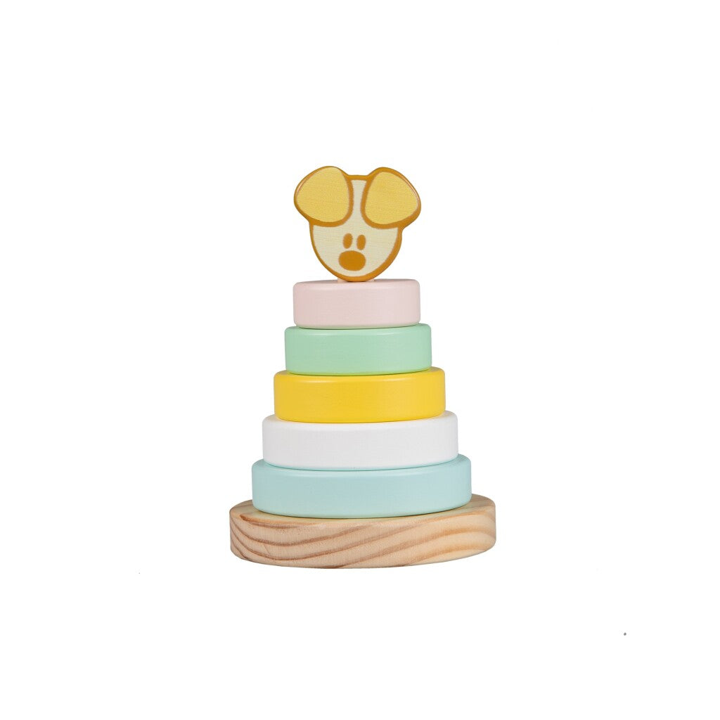 Rugo Toys Woezel e Pip Pip Baby Stack Tower, 7dlg.