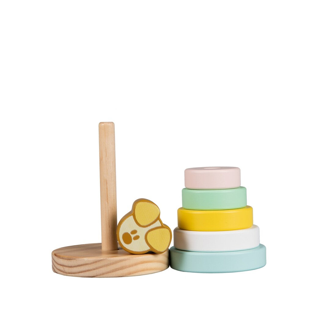 Rugo Toys Woezel e Pip Pip Baby Stack Tower, 7dlg.