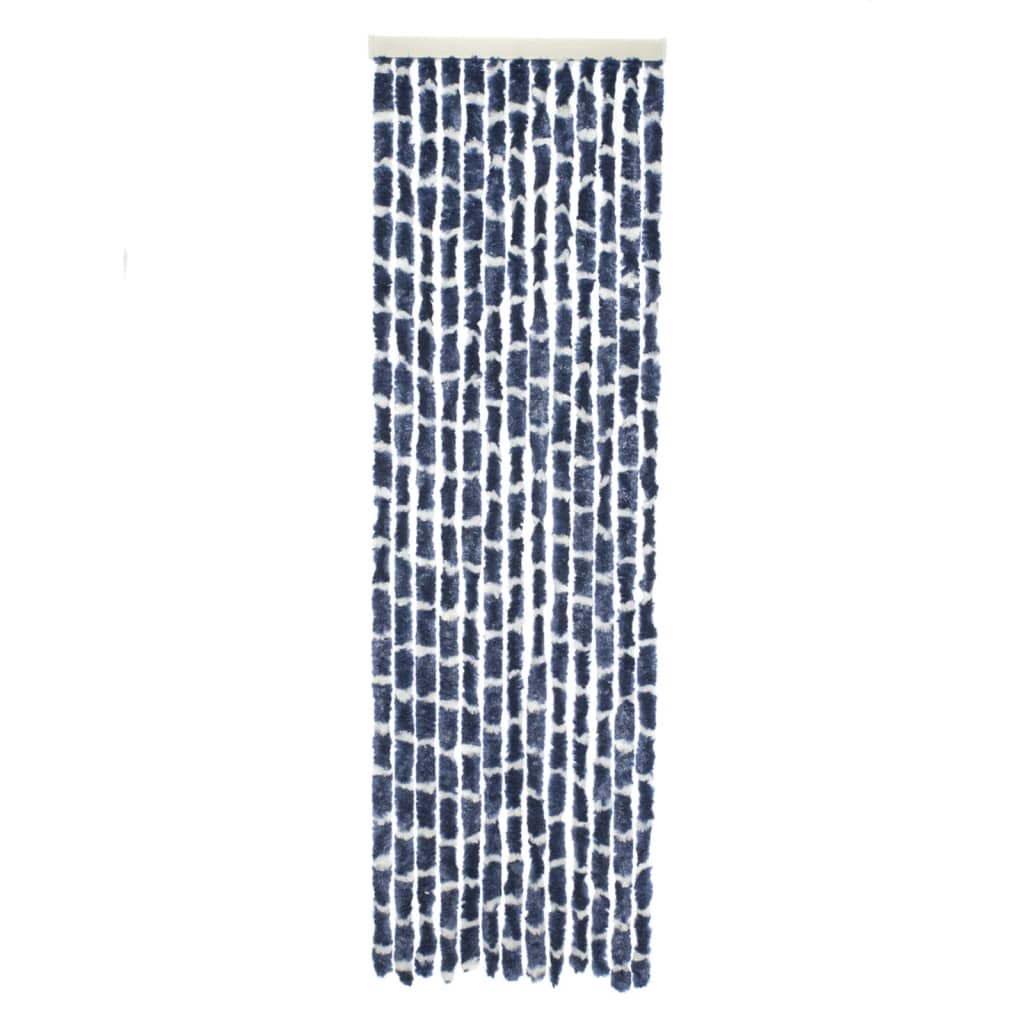Reesender Travellife flyen Ridin Chenille Stripe 185x56 cm blo a wäiss