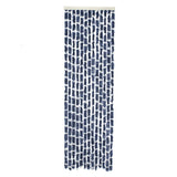 Reesender Travellife flyen Ridin Chenille Stripe 185x56 cm blo a wäiss