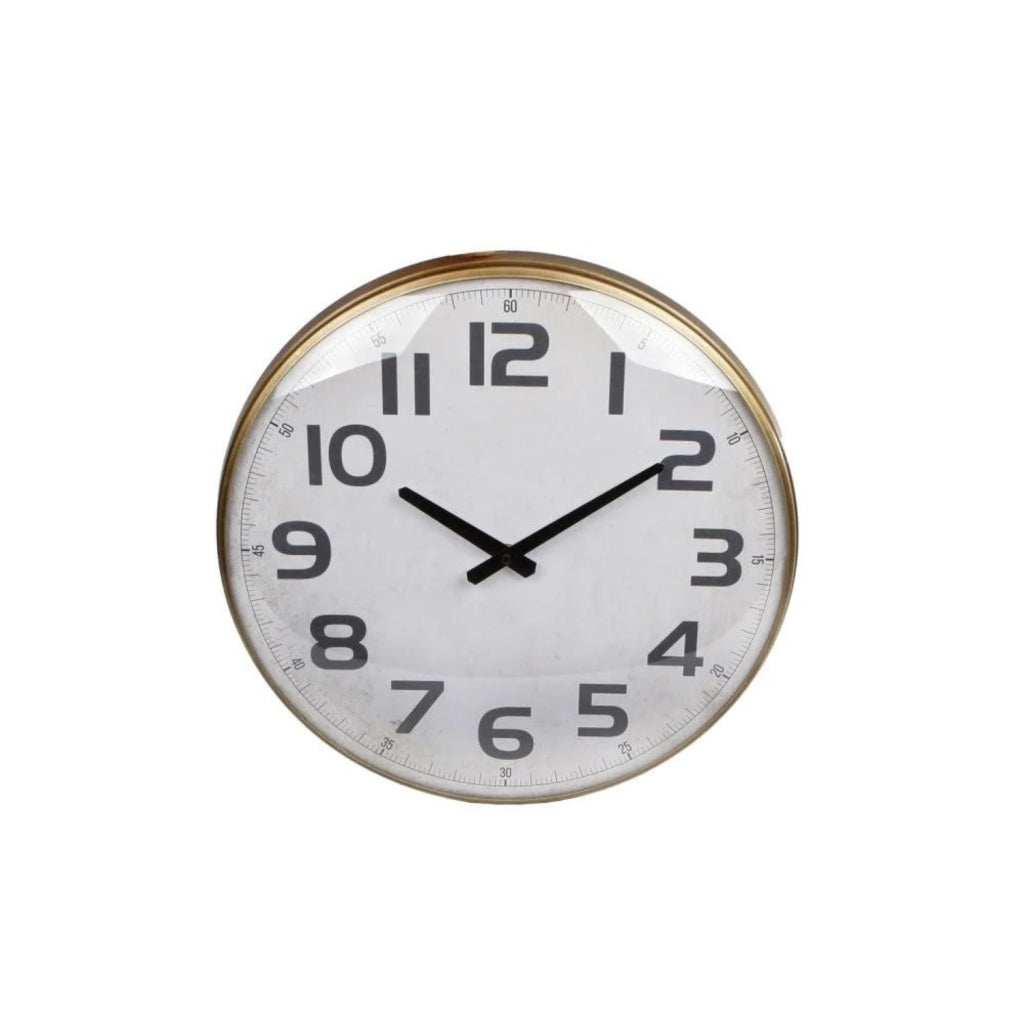 Ostatní značky Wall Clock Dresden 43x6.5x43 cm mosazné kov