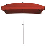 Madison Parasol Patmos luxurious rectangular 210x140 cm brick red