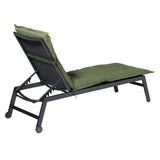 Madison Lounger Cushion Basic 200x60 cm grøn