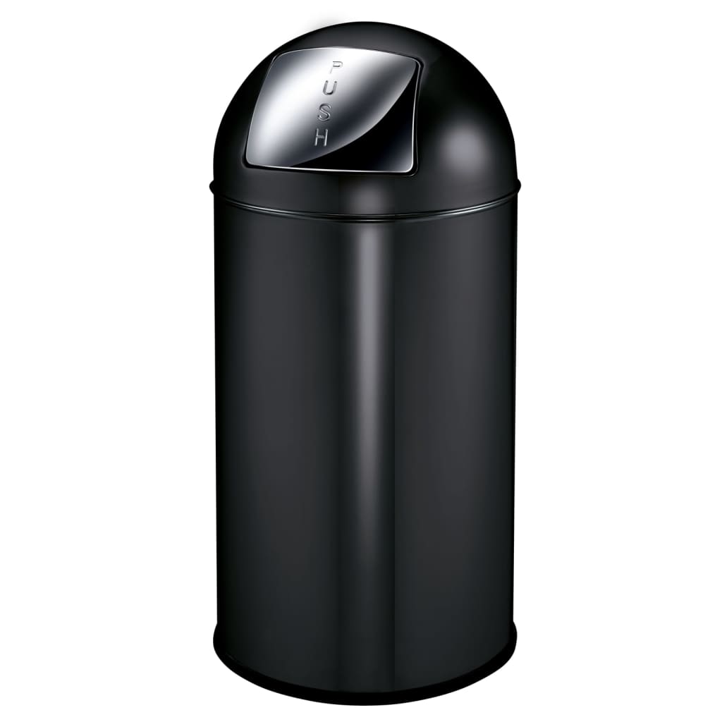 Eko Waste Bin With Pressure Lid 40 L Matte sort