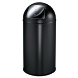 Eko Waste Bin With Pressure Lid 40 L Matte sort