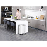 Bin eko eko x-cube pedale 2x20l bianco