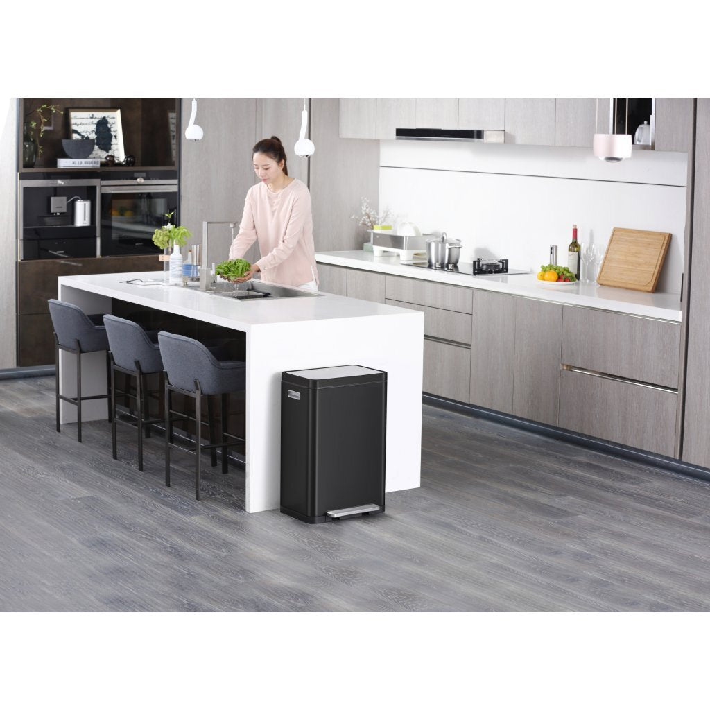 Eko X-Cube Pedal Bin 2x20l svart