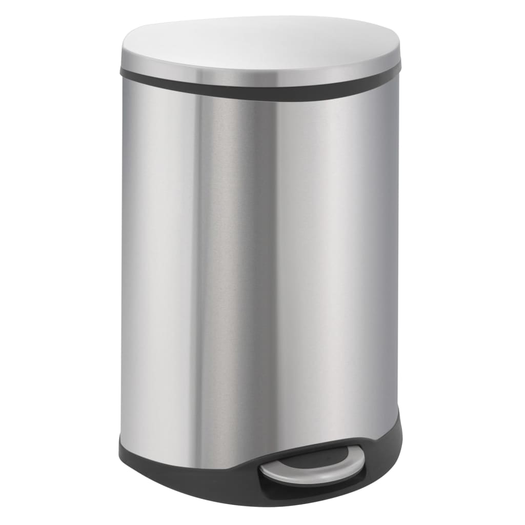 EKO Pedal Bin Shell 2x22 l Matte silberfarben